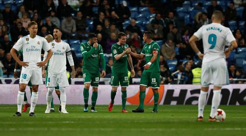 Leganes sent shockwaves when they beat Real Madrid at the Santiago Bernabeu in the Copa Del Rey