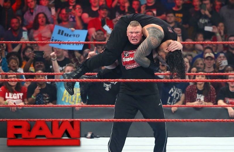 Brock Lesnar is indeed portrayed as a special attraction in the WWE
