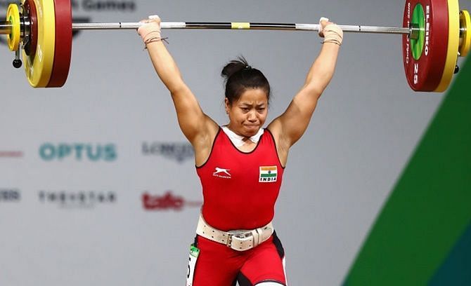 Sanjita Chanu now has the record in the snatch category