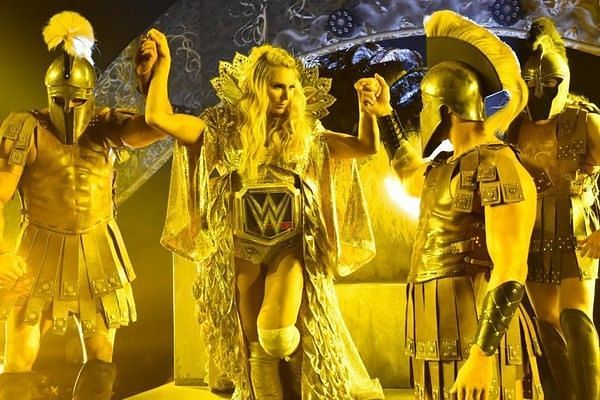 Charlotte made a grand entrance at WrestleMania 