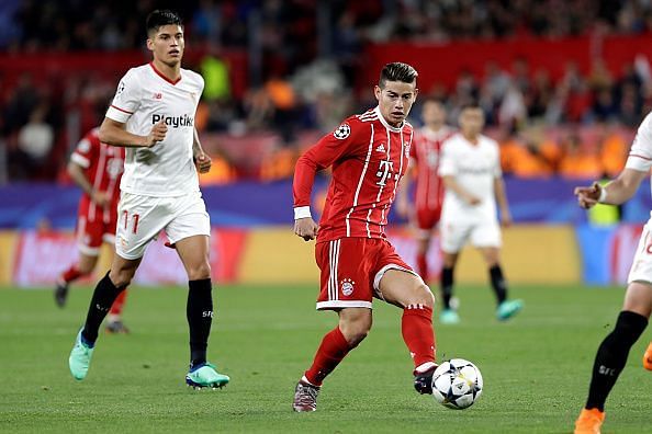 James Rodriguez had an immediate impact off the banch