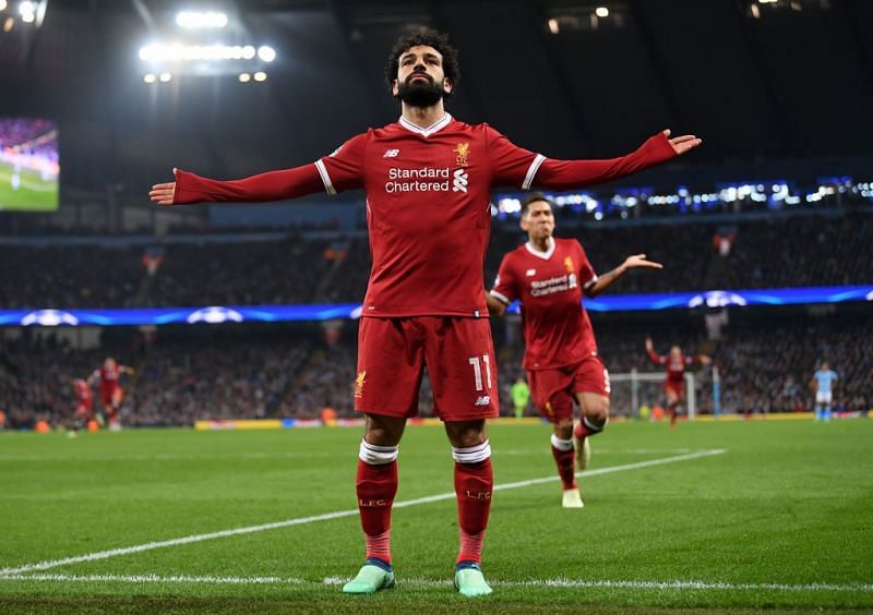 Egyptian Mo Salah making it lucky number 11 for Liverpool