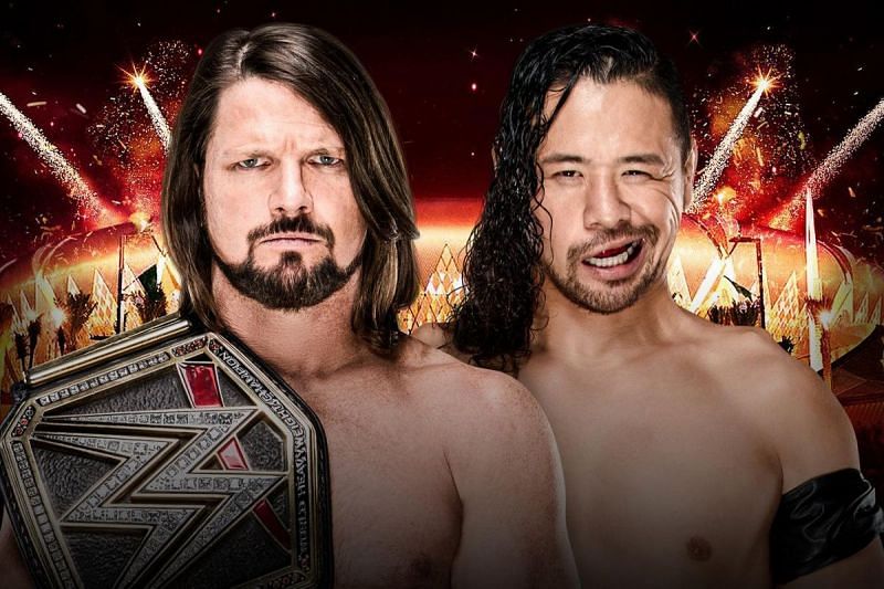 Image result for wwe greatest royal rumble aj styles vs nakamura