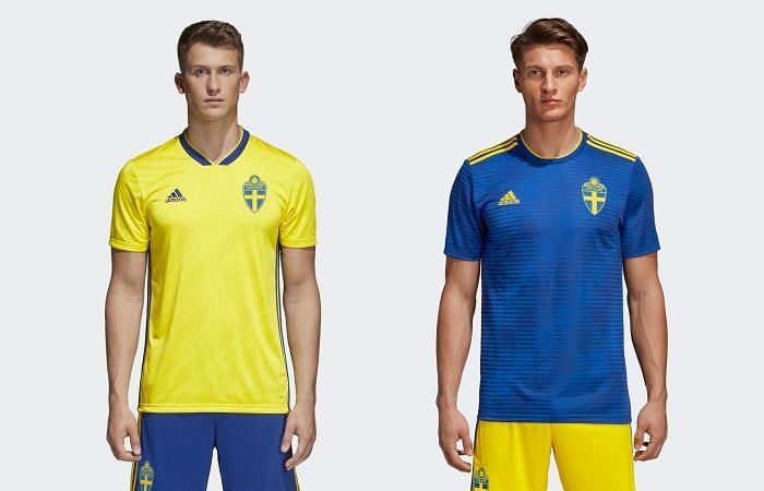 Sweden World Cup 2018 Home Away Kits