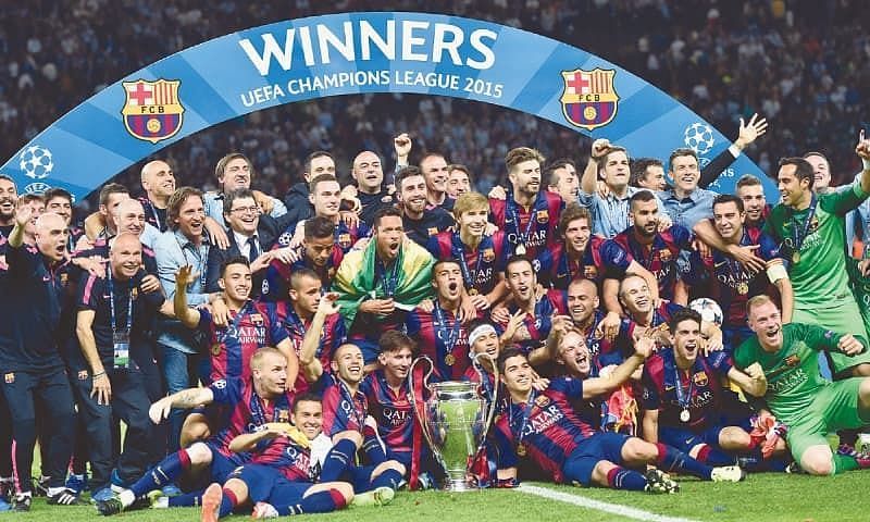 Barcelona&#039;s treble winning campaign 2015.