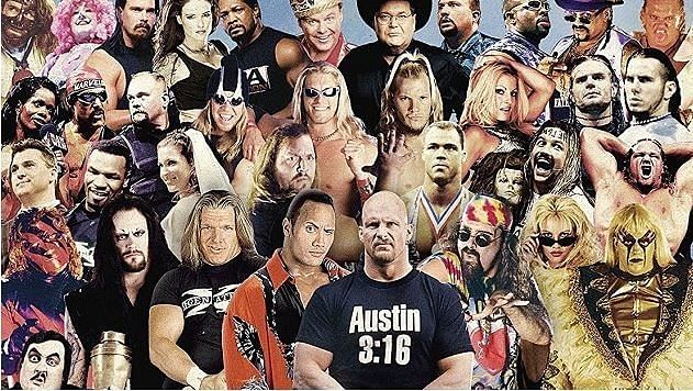 WWE Superstars of The Attitude Era at one glimpse. 