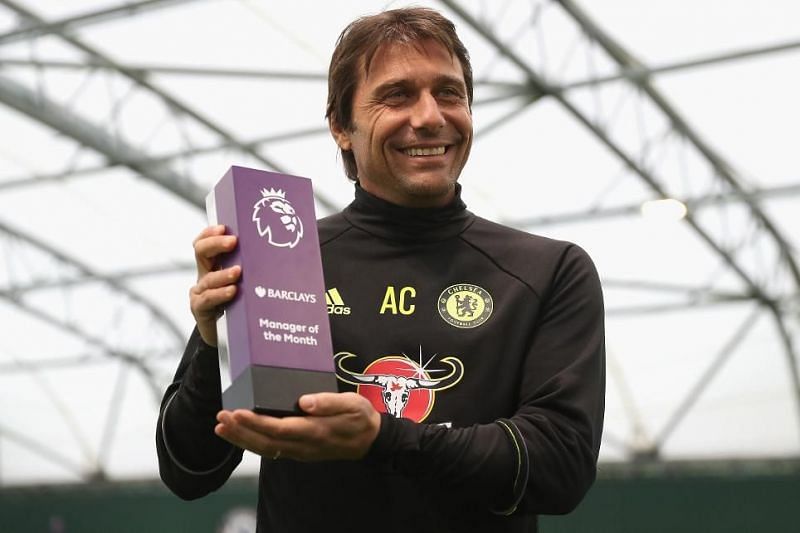 Chelsea&#039;s Antonio Conte won the award last season