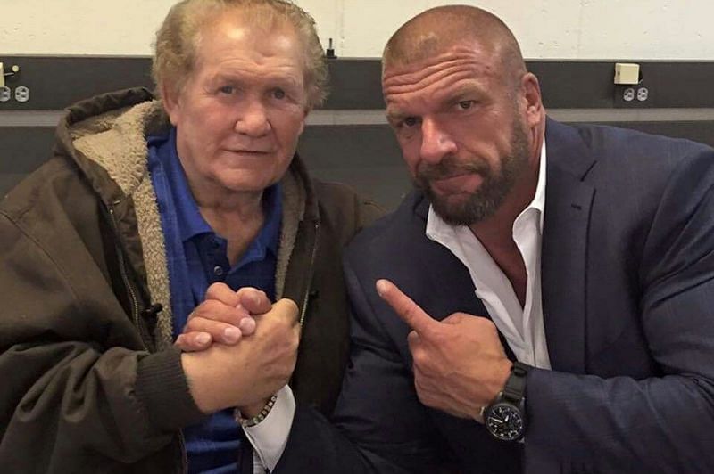 Harley Race (Left) is regarded as one of the toughest individuals in the professional wrestling business