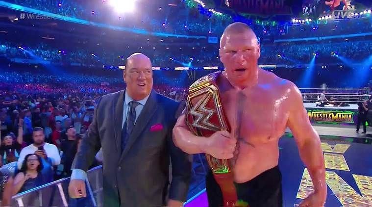 Brock Lesnar retained the Universal Championship last night at WrestleMania 