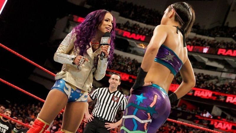 Bayley and Sasha Banks