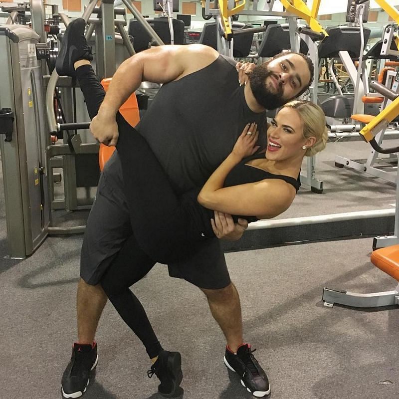 Rusev and wife Lana.