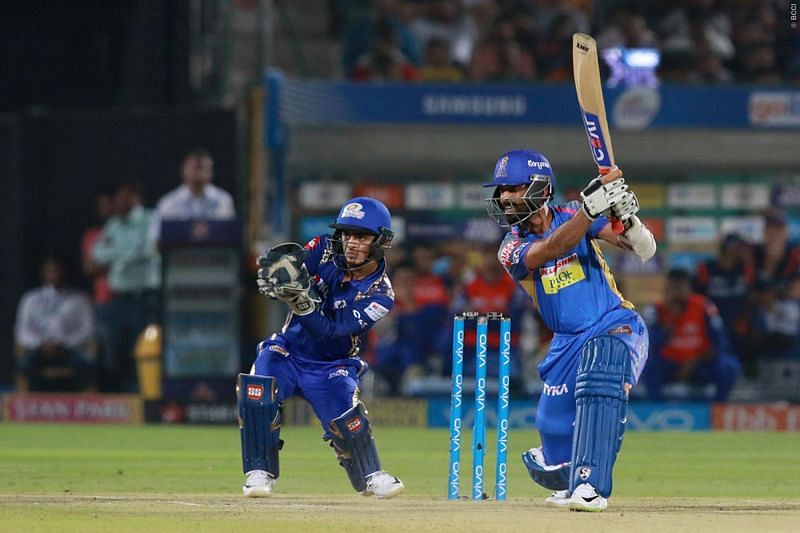 Ajinkya Rahane looked scratchy in his 17-ball