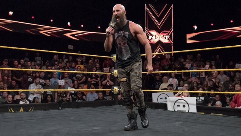 Tommaso Ciampa on the mic and angry