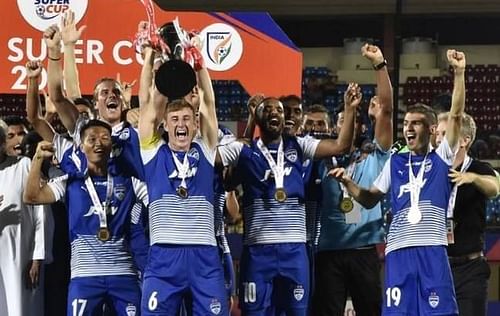 John Johnson won his 5th trophy in 5 years with Bengaluru FC