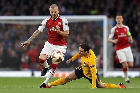 Arsenal play Atletico on Thursday in the second-leg