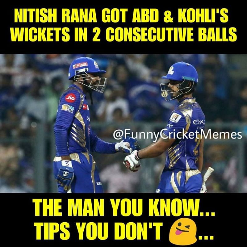 IPL: Top 5 Memes from the third match of the Indian Premier League