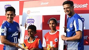 ISL 2018/19: Sunil Chhetri scores a goal against 'The Wall' Rahul Dravid