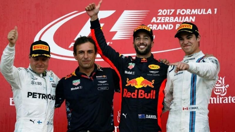 Baku GP 2017 Podium