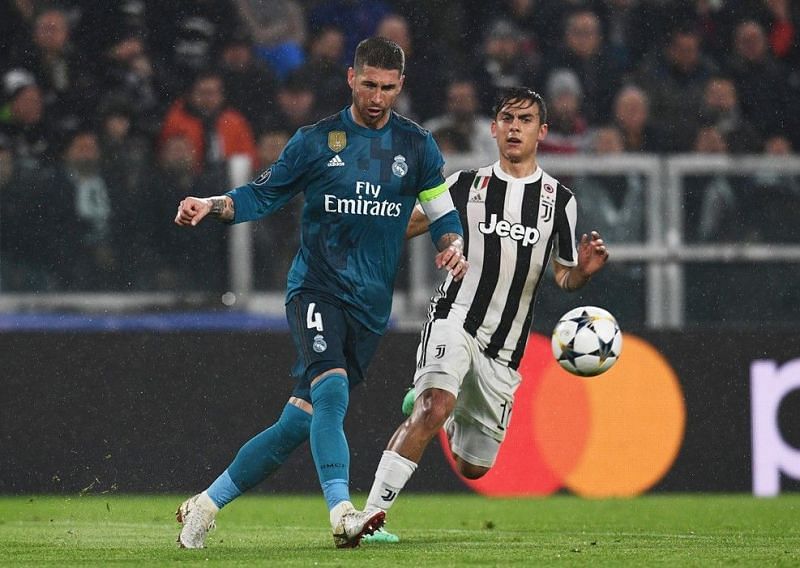 Ramos and Dybala will both miss the second leg fixture at the Bernabeu