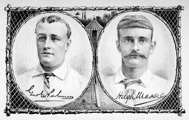 Joey Palmer (L) drawn alongside fellow Australian Hugh Massie 