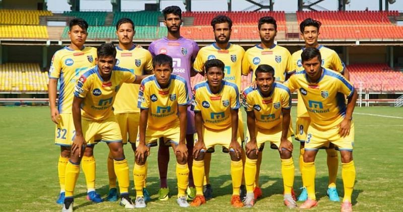 Kerala Blasters Reserves romped home to an easy win against Madhya Bharat FC.