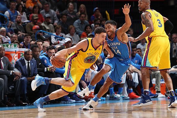 OKC Thunder&#039;s bench was thoroughly dominated by the Warriors