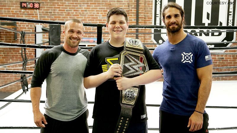 Image result for seth rollins with fans