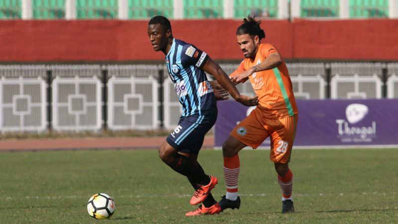 Kassim Aidara in action against Neroca FC.