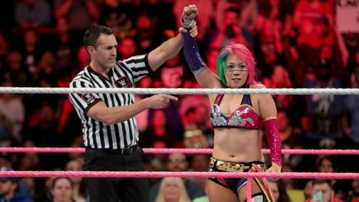 Will Asuka be the one getting her hand raised on Sunday night?