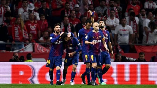 Twitter erupts as Barcelona beat Sevilla 5-0 to Copa Del Rey Cup