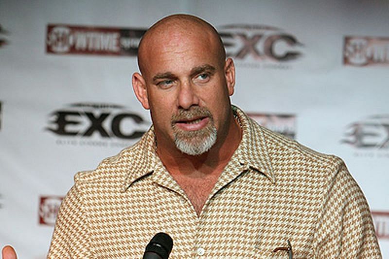 After leaving the WWE in 2004&#039;, Goldberg pursued career in commentating MMA. Image courtesy of mmafighting.com