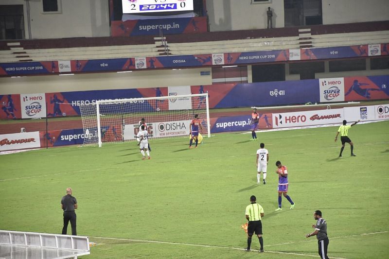 Shillong snatched it in the end moments