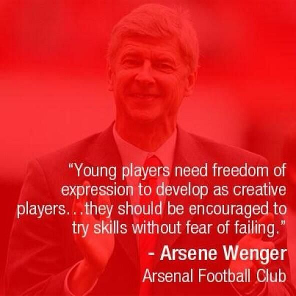 Wenger&#039;s philosophy towards youngsters