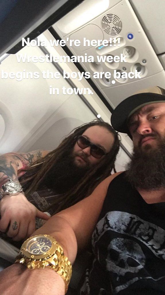 Braun Strowman poses with Bray Wyatt in his latest IG story 