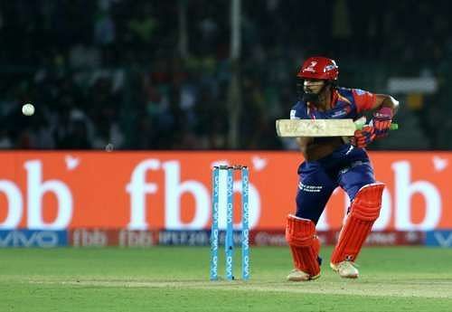 Shreyas Iyer in action