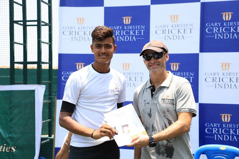 Gary Kirsten at the talent scout organised in Bengaluru