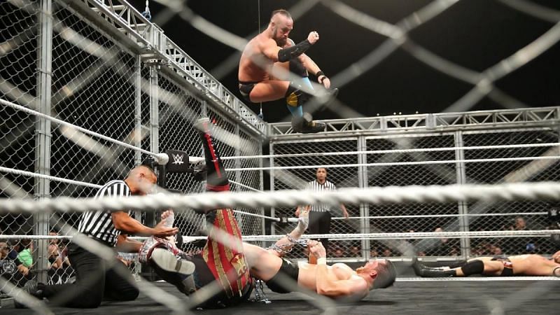 Sanity during the Wargames Match, at NXT Takeover