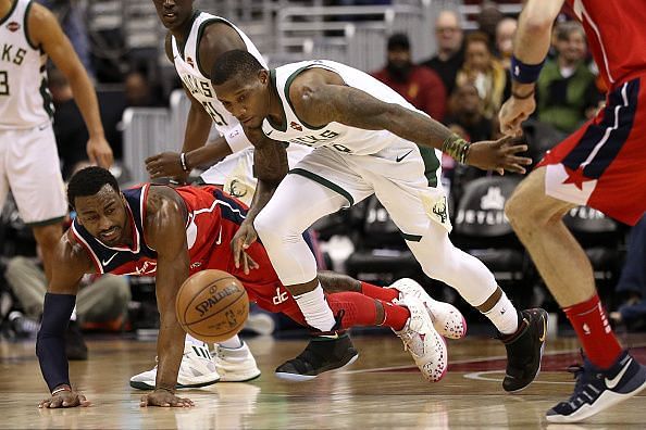 Milwaukee Bucks v Washington Wizards