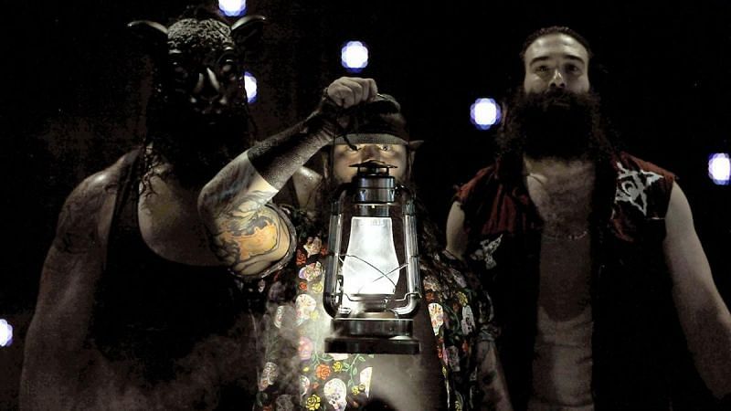 Bray Wyatt with Eric Rowan and Braun Strowman