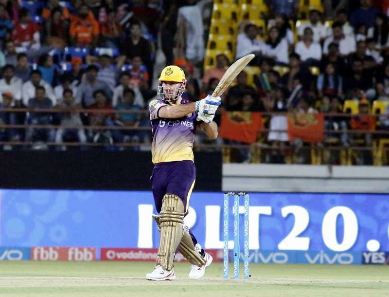 Chris Lynn hit a 103 metre long six against KXIP