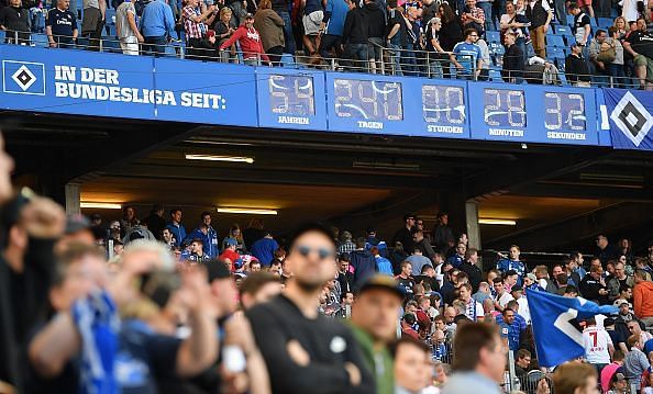 The clock ticks on at Volksparkstadion...