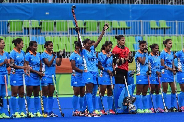 Women's hockey team stuns Olympic champions England