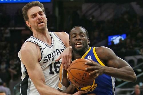 Pau Gasol and Draymond Green