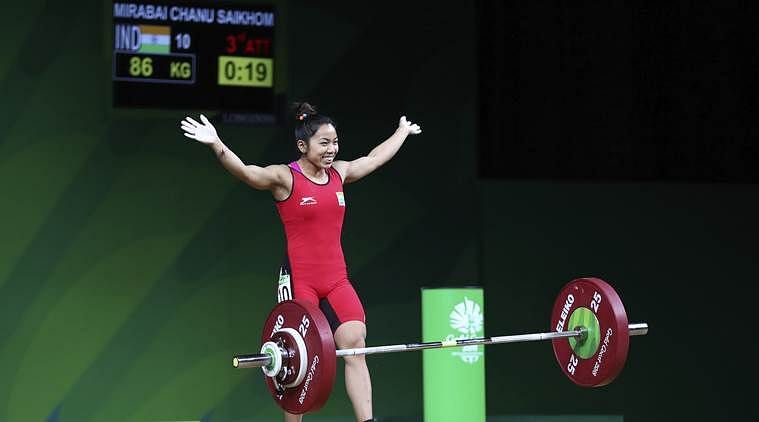 Mirabai Chanu stole the show on day one by winning gold in weightlifting