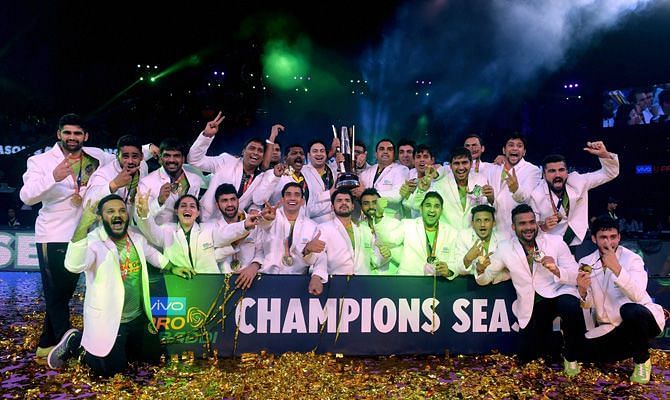 The Patna Pirates are the defending champions of the league. 