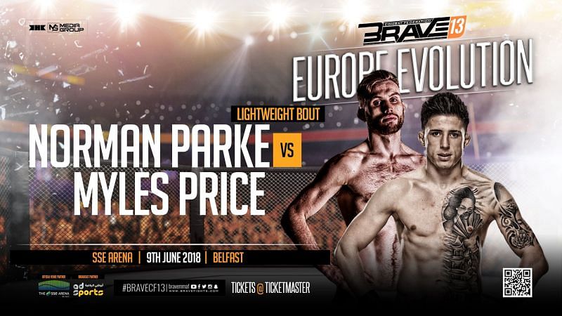 Brave 13: Belfast will feature Parke against Price in the co-main event