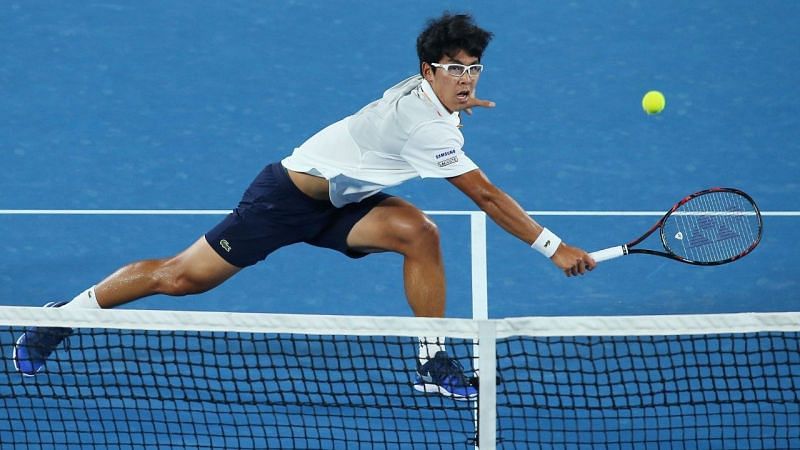 Chung had reached the semis of the Australian Open