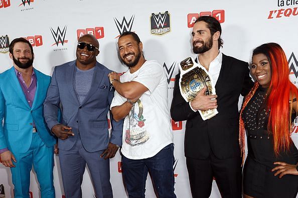 Celebrities Attend WWW Wrestling Show In Paris