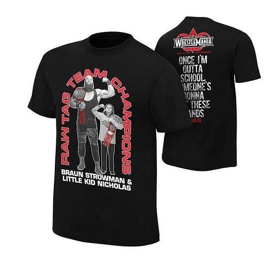 Braun Strowman &amp; Nicholas get new merchandise, in light of their recent RAW Tag Team Championship-winning performance