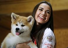 Figure skating champion Zagitova gets dog for gold